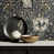 Gris anthracite / verge d'or