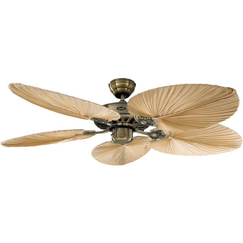 Boutwell 132cm Ceiling Fan, Natural Palm