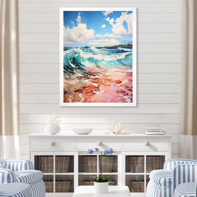 «Tropical Beach Waves Fusion III», reproduction sur toile