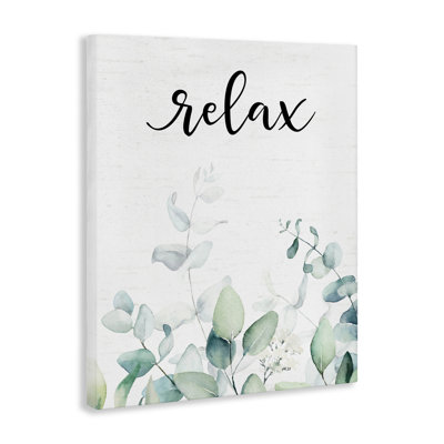 «Relax Leafy Herbs Canvas», design par Lettré et doublé