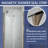 32-33.9 in. W x 72 in. H Frameless Bi-fold Shower Doors with Clear SGCC Tempered Glass-105844306