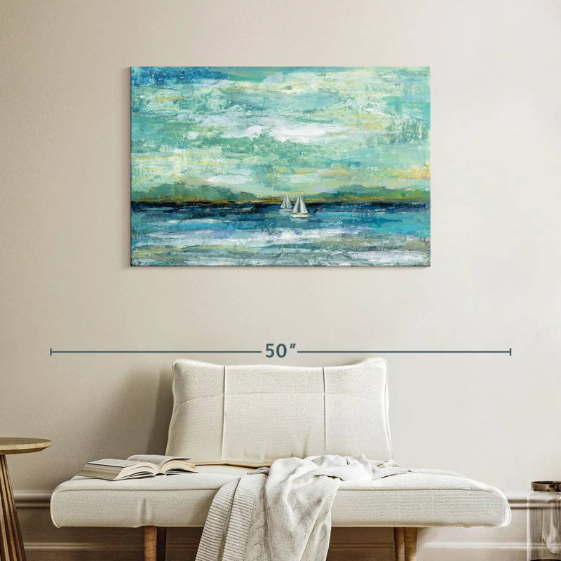 Scène du lac Avery Calm, H 26 po x l 39 po