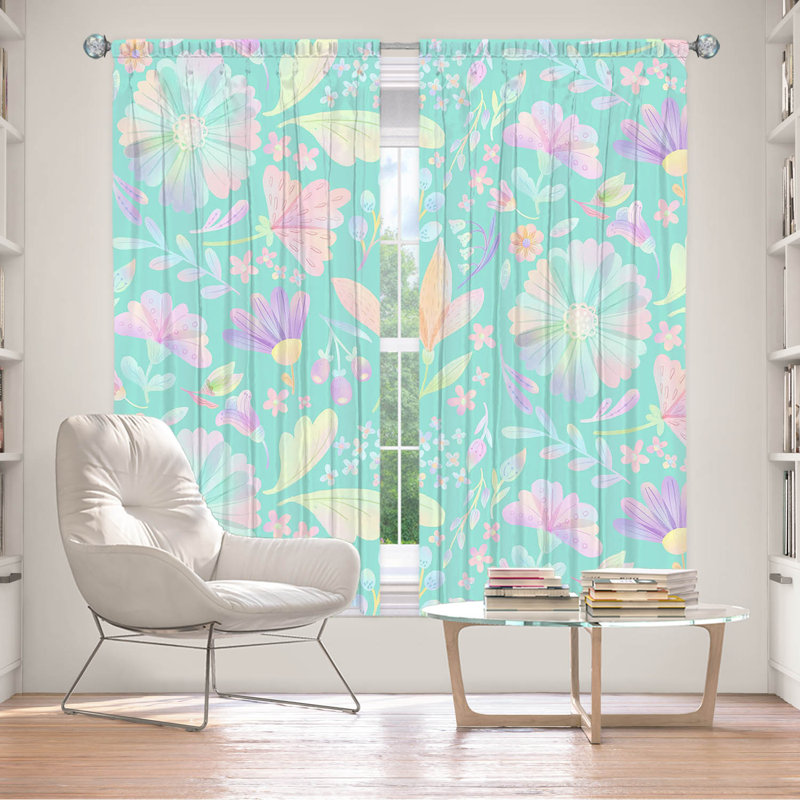 Paire de rideaux obscurcissant en polyester Hurstville, L 40 po x L 82 po