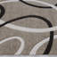 Tapis champagne à motif abstrait-17429790