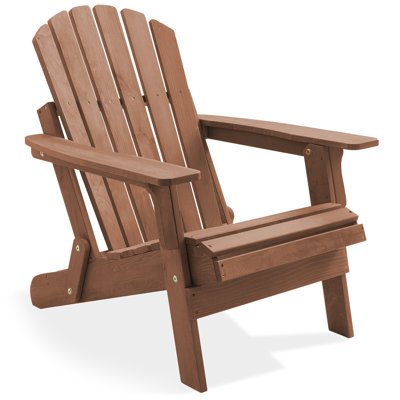 Oversized Folding Wooden Adirondack Chair