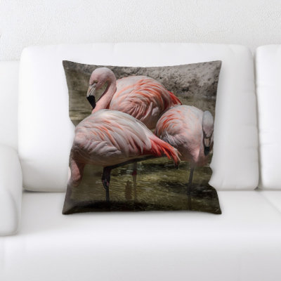 Housse de coussin Flamingo