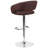 Amberlie Modern Upholstered Adjustable-Height Barstool with Footrest-124991589-124990601