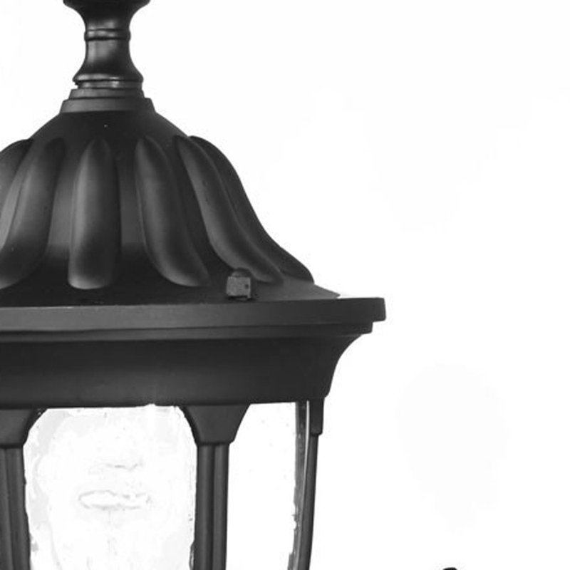 Clear Glass Swing Arm Wall Light, Matte Black