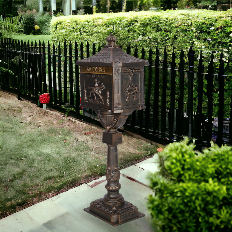 Boîte à colonnes en aluminium Maibox, Bronze