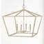 Luminaire suspendu géométrique à 4 lumières-970902666