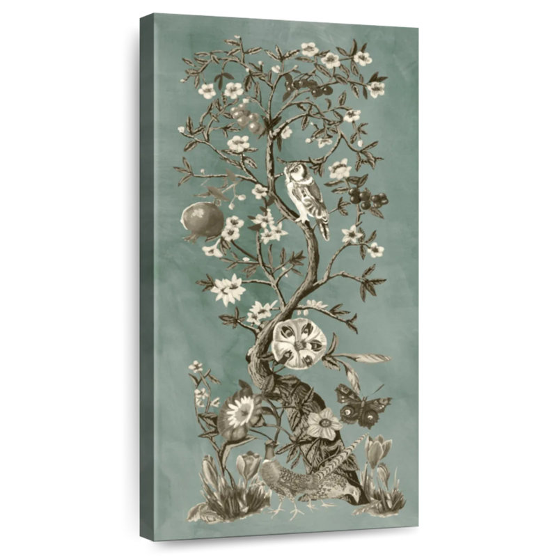 Chinoiserie patine I, H 42 po x l 21 po