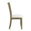 Chaise d'appoint en lin rustique Karsen (ensemble de 2)