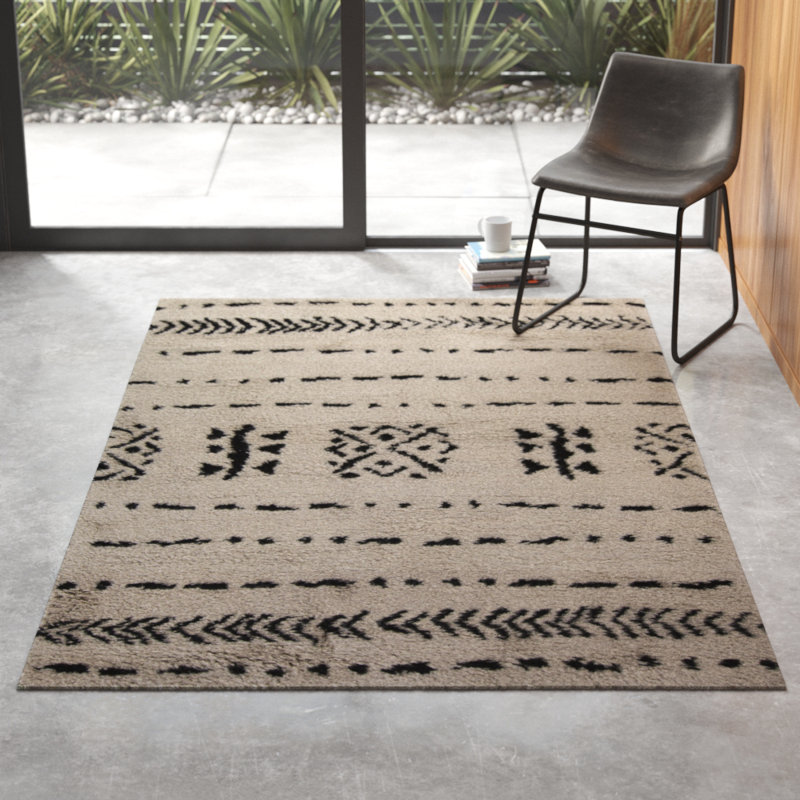 Brinkley Wool Moroccan Indoor Rug, Rectangle 5' x 8'