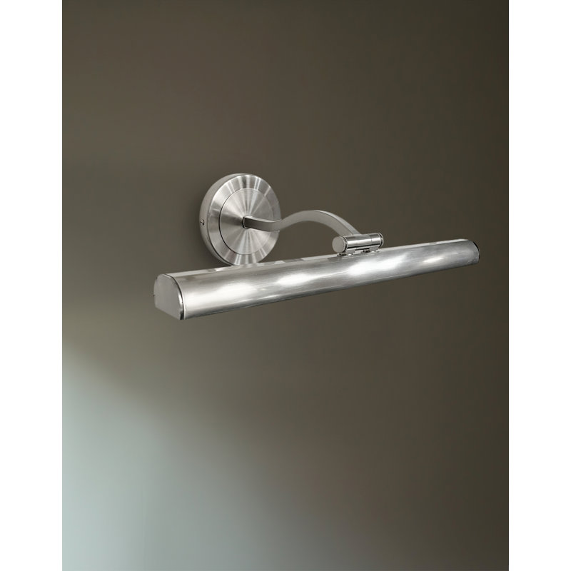 Reina LED Picture Light, 2.75" H x 16.25" W x 9" D, Satin Chrome