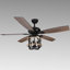 Ventilateur de plafond 52 po à 5 pales avec ensemble d'éclairage et télécommande inclus