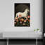 White Horse In Bloom by Marja Van Den - Wrapped Canvas Print-386046774