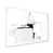 Toile blanche avec cadre photo