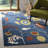 Soho Hand Tufted Wool And Viscose Floral Rug-1770141292