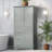 Tall and Wide Bathroom Storage Cabinet with Doors and Three Drawers-662504083