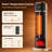 Tower Space Heater with Decorative Flame Effect, Auto Oscillation, Touch & Remote Control, LED Display, ECO Mode, Quiet DC Motor, Tip-Over & Overheat Protection, Child Lock for Bedroom Living Room Office-139390396