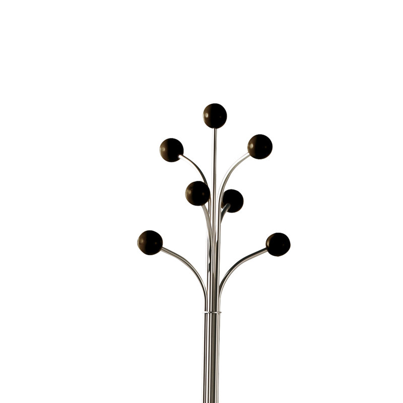 Kirkinriola Freestanding 6 - Hook Coat Rack, Wenge