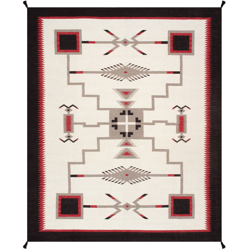 Southwestern Area Rug in Ivory