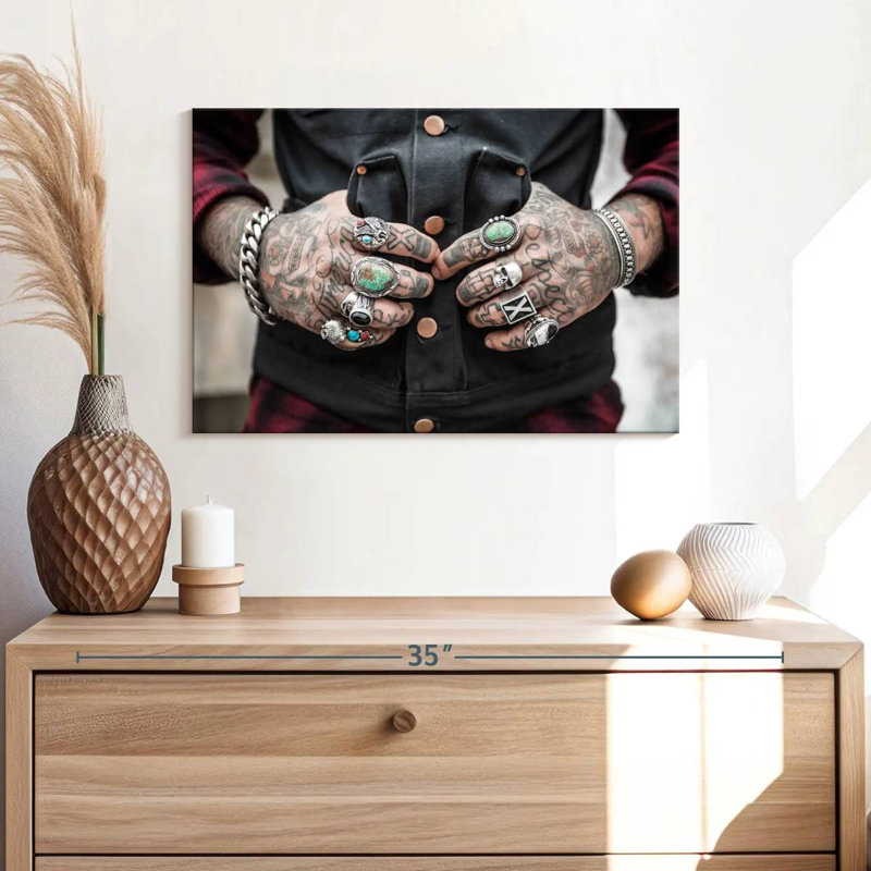 Senne Tattoos, 16" H x 24" W