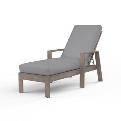 Chaise longue avec coussin Laguna