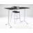 Adjustable Metal Base Standing Desk-22182893-22182892
