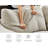 112" L-Shaped Sectional Sofa With Sloped Arm Design-Linen-1341205306
