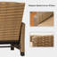 Chaise de patio inclinable avec coussins Adamsons-2146731176
