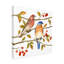 Jane Maday «Birds and Berries IV», toile d'extérieur-87945172