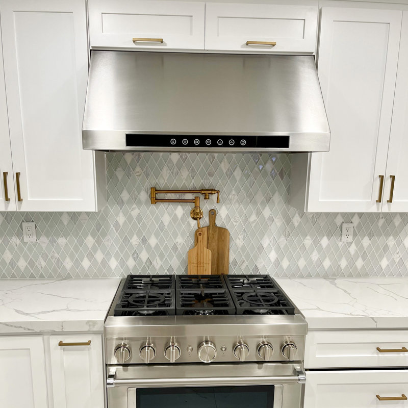 Hotte de cuisine à conduit sous l'armoire PROLINE 42 "1000 CFM en acier inoxydable, Haut