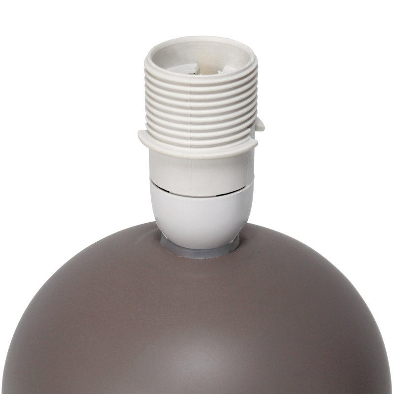 Ceramic Table Lamp, Grey