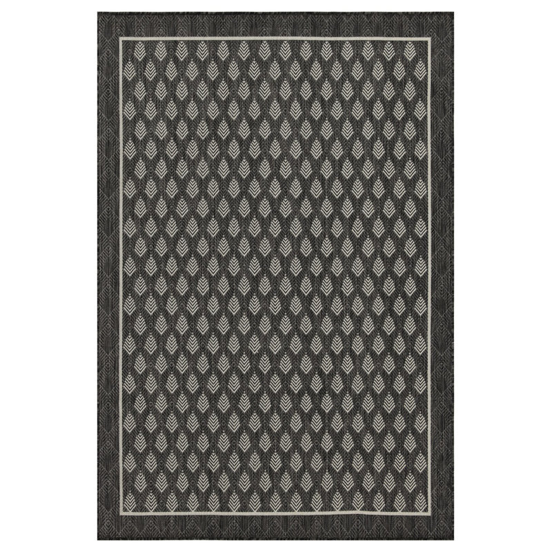 Ensoleillé 5 pi. 3 po X 7 pi 3 po Tapis intérieur / extérieur