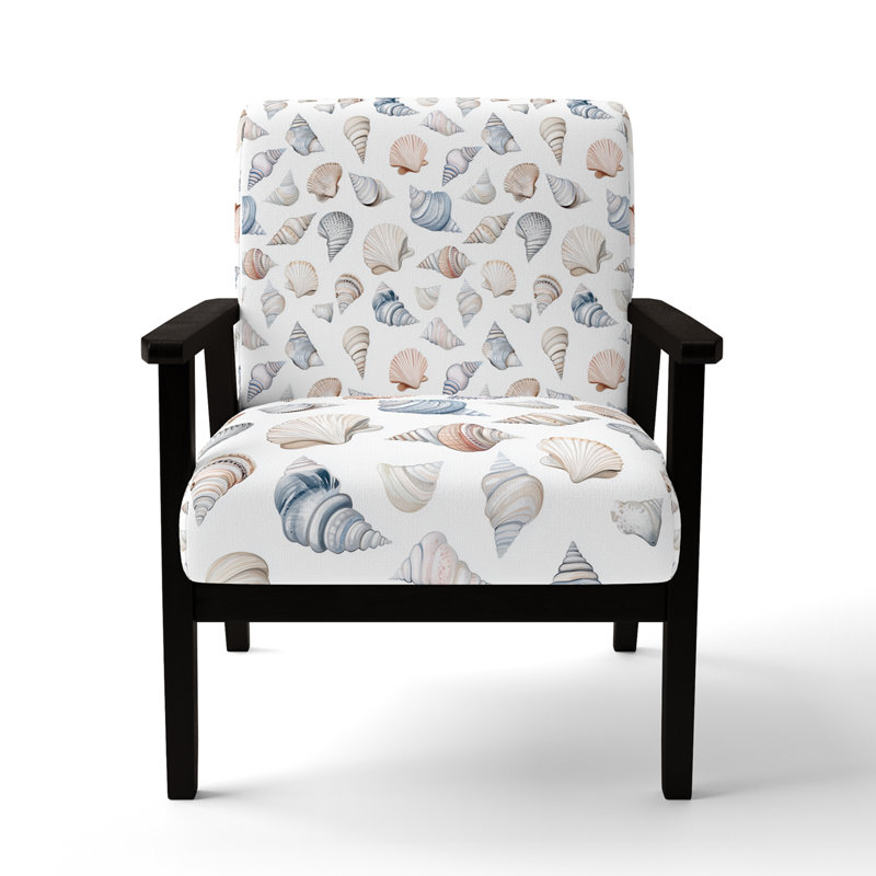 Chaise d'appoint à imprimé animalier, Accoudoirs carrés noirs