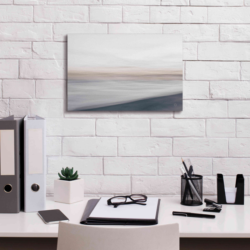 «Waves Move Me I» par Nathan Larson, art mural sur toile, H 12 po x l 18 po x P 0,75 po