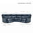 105" Leather Reclining Sectional, 3 Power Recliners, Adjustable Lumbar Support & Headrest-1457028173-1455023787