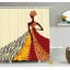 Rideau de douche et crochets African Girl Decor-474928802