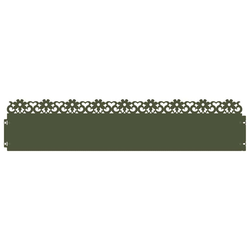 22cm H x 103cm W Steel Hardware, Olive Green