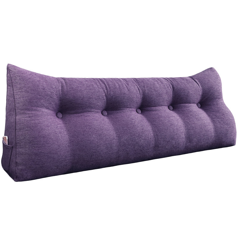 Cushion, Grey Lilac, 50cm H x 160cm W
