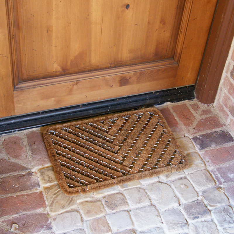 Alynia Non-Slip Chevron Outdoor Doormat