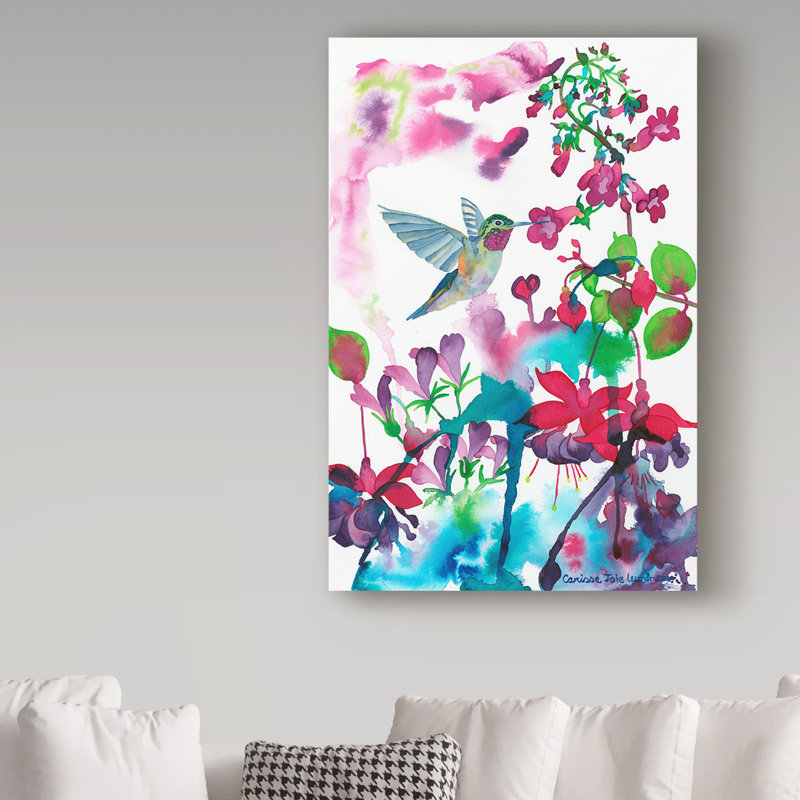 «Luminous Love» par Taryn, reproduction d'art sur toile tendue, H 24 po x l 16 po