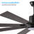 72" Walnut LED Ceiling Fan Light with 8 Wooden Blades, Remote Control, Adjustable Color Temperature for Living Room, Bedroom, or Dining Room (Silent/6-Speed/Reversible/DC Motor)