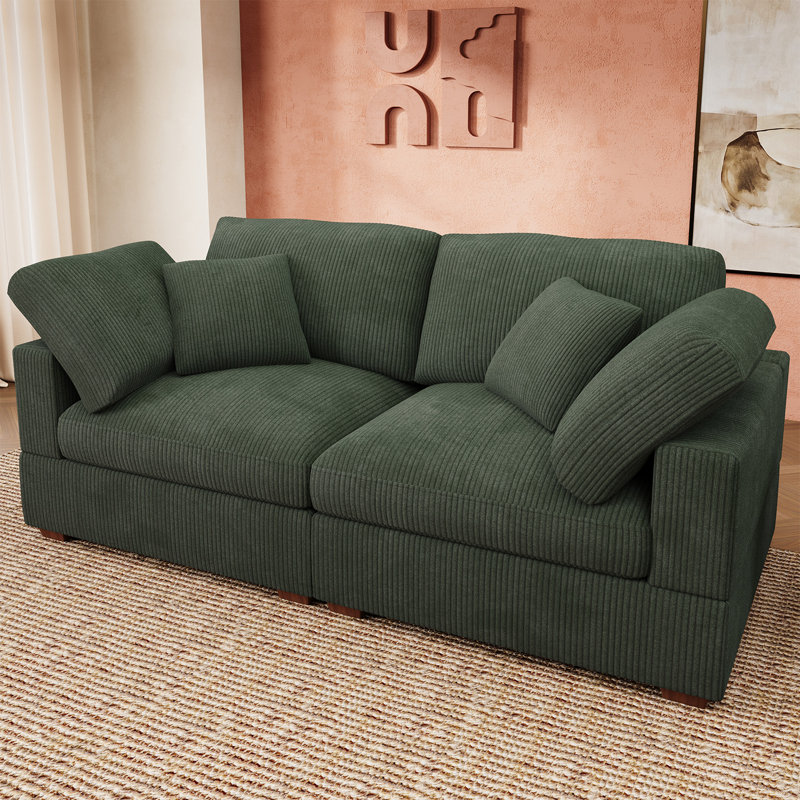 Canapé modulaire Bouley, Green