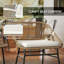 Outsunny 3 Pieces Rattan Bistro Set with Cushions Outdoor Patio Light-1095378668