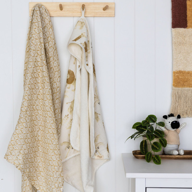 Kendi Baby Hooded Towel (safari Animal)