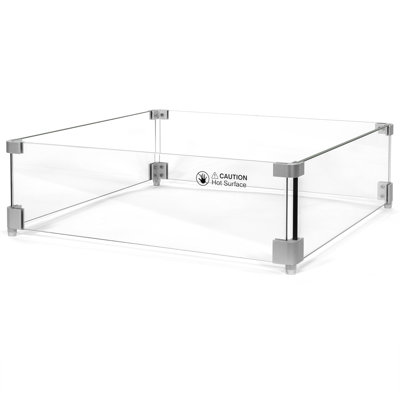Pare-étincelles de table (verre)