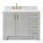 Nobe 42'' Solid Wood Single Bathroom Vanity with 0.75'' Carrara Marble Top-2097261919-2131639922-2131639924