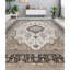 Oriental Area Rug in Ivory/Black